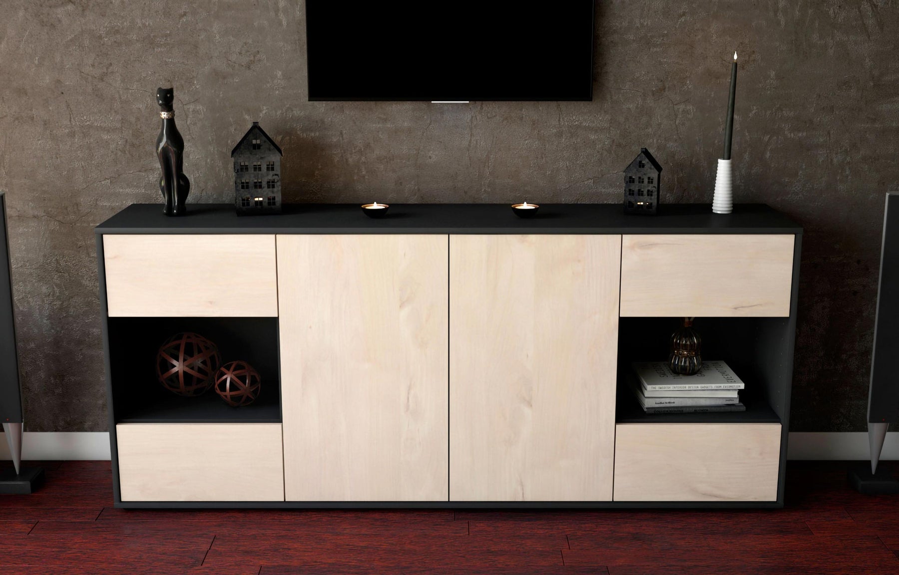 Sideboard Gaia, Zeder (180x79x35cm)