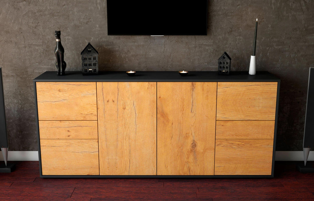 Sideboard Gemma, Eiche (180x79x35cm)