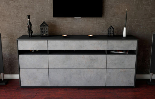 Sideboard Giada, Beton (180x79x35cm)