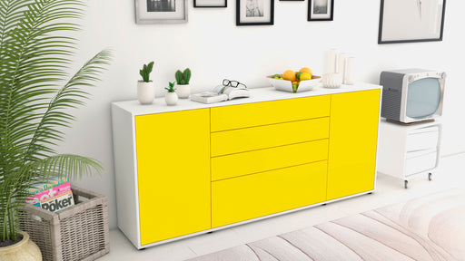 Sideboard Eleni, Gelb (180x79x35cm)