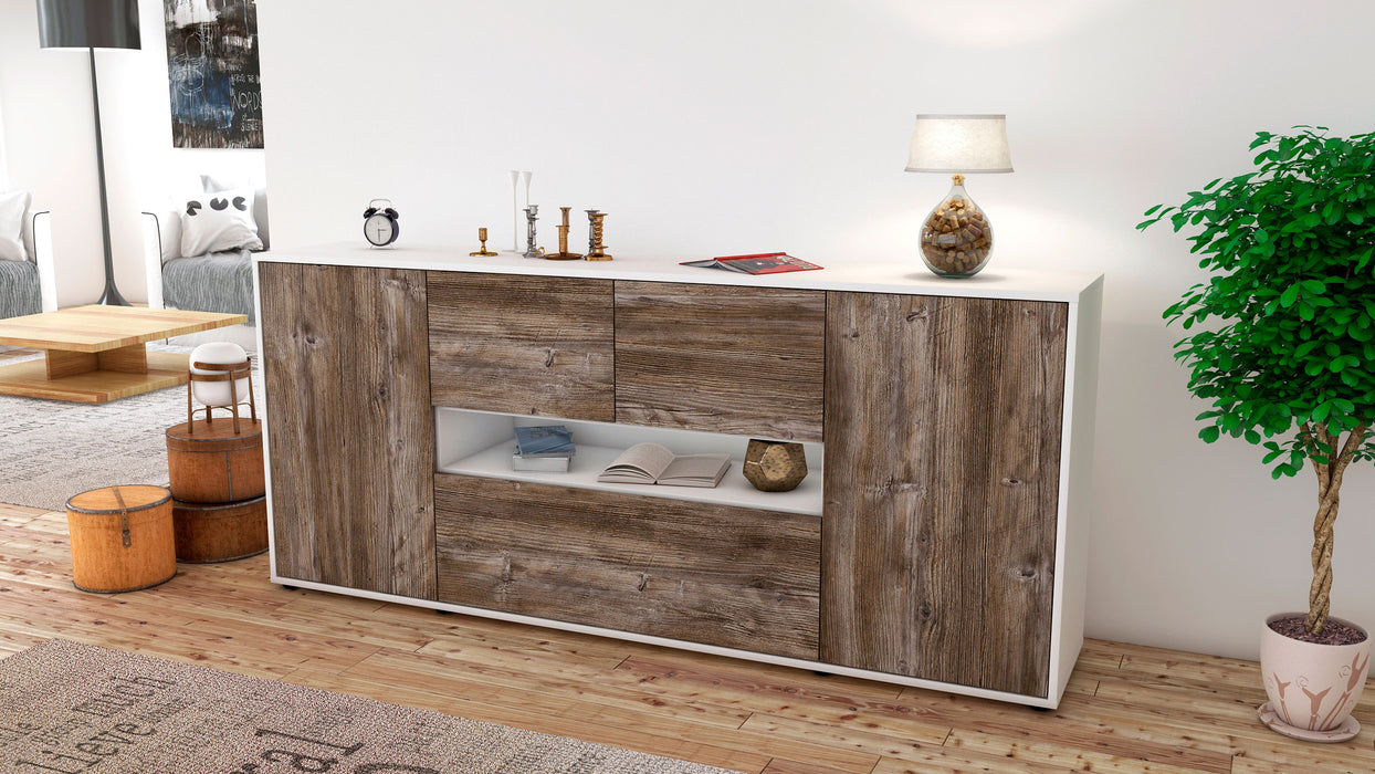 Sideboard Elisabetta, Treibholz (180x79x35cm)