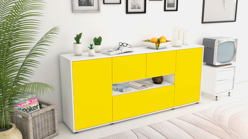 Sideboard Elisabetta, Gelb (180x79x35cm)