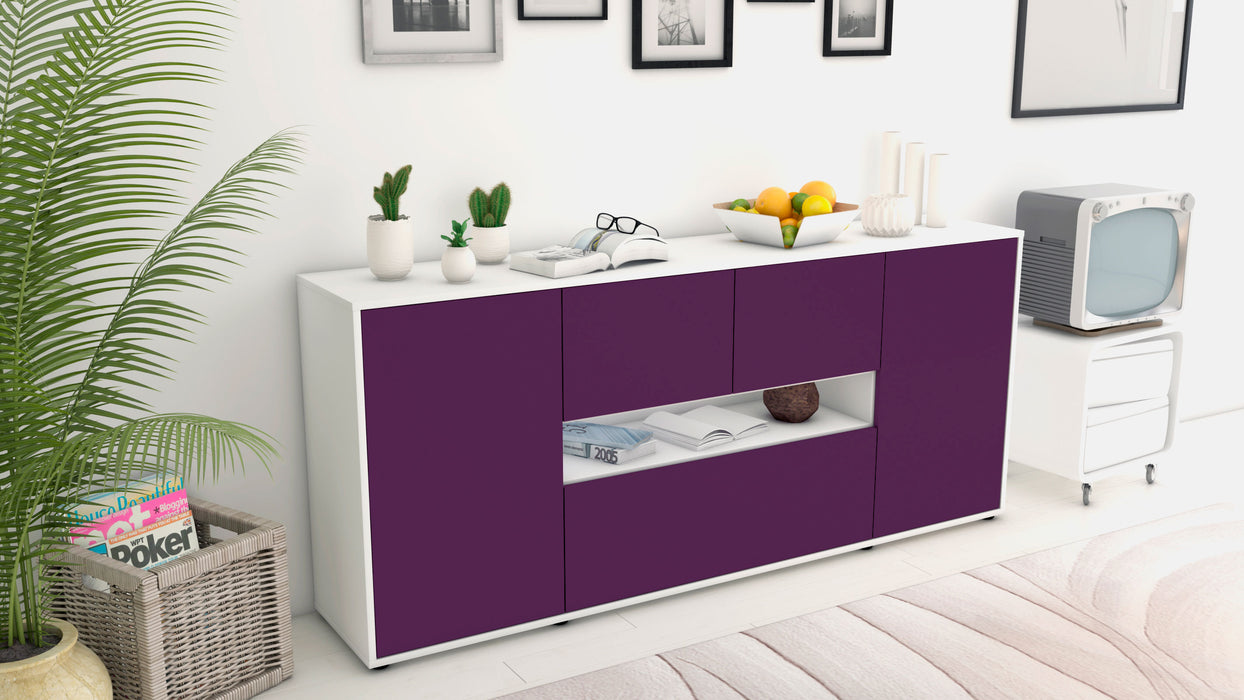 Sideboard Elisabetta, Lila (180x79x35cm)