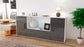 Sideboard Ella, Grau (180x79x35cm)