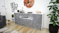 Sideboard Elvira, Beton (180x79x35cm)