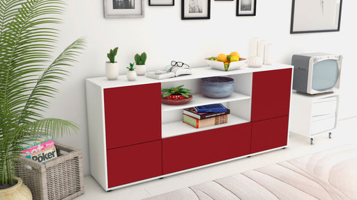 Sideboard Emanuela, Bordeaux (180x79x35cm)