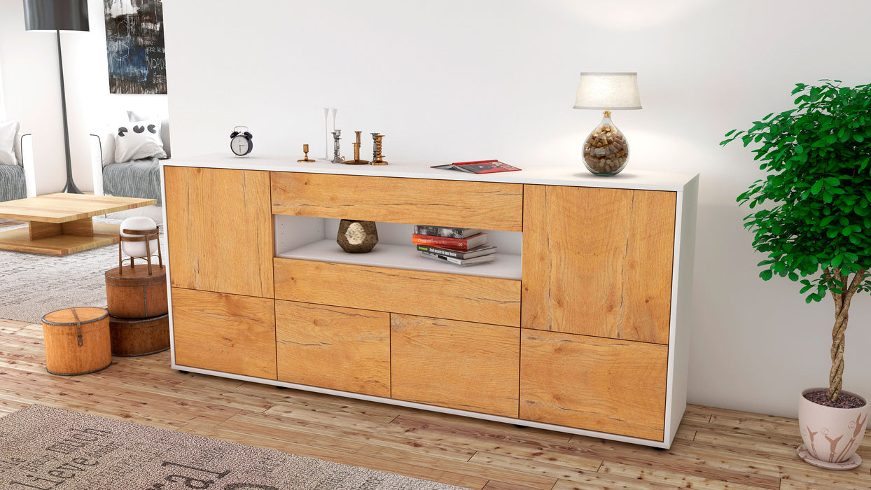 Sideboard Emely, Eiche (180x79x35cm)