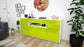 Sideboard Emerelda, Grün (180x79x35cm)