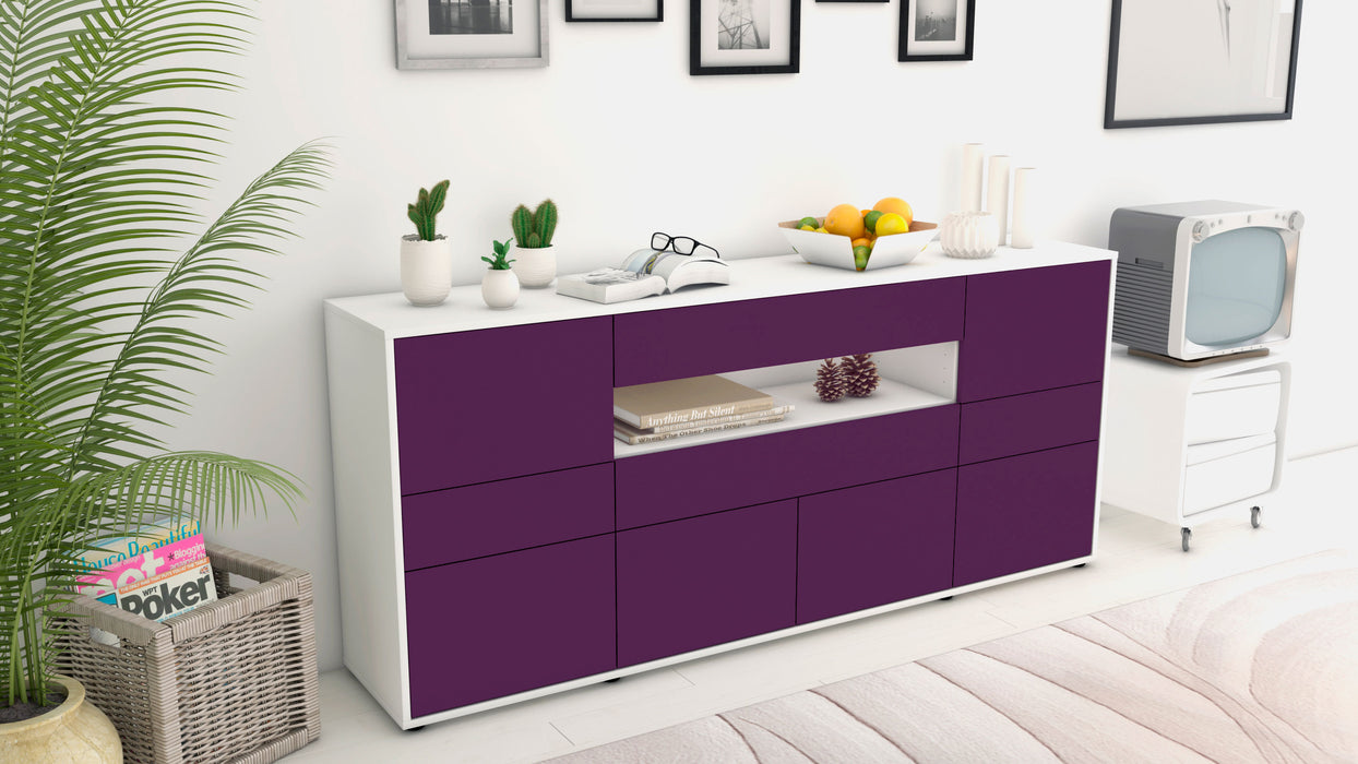 Sideboard Emerelda, Lila (180x79x35cm)