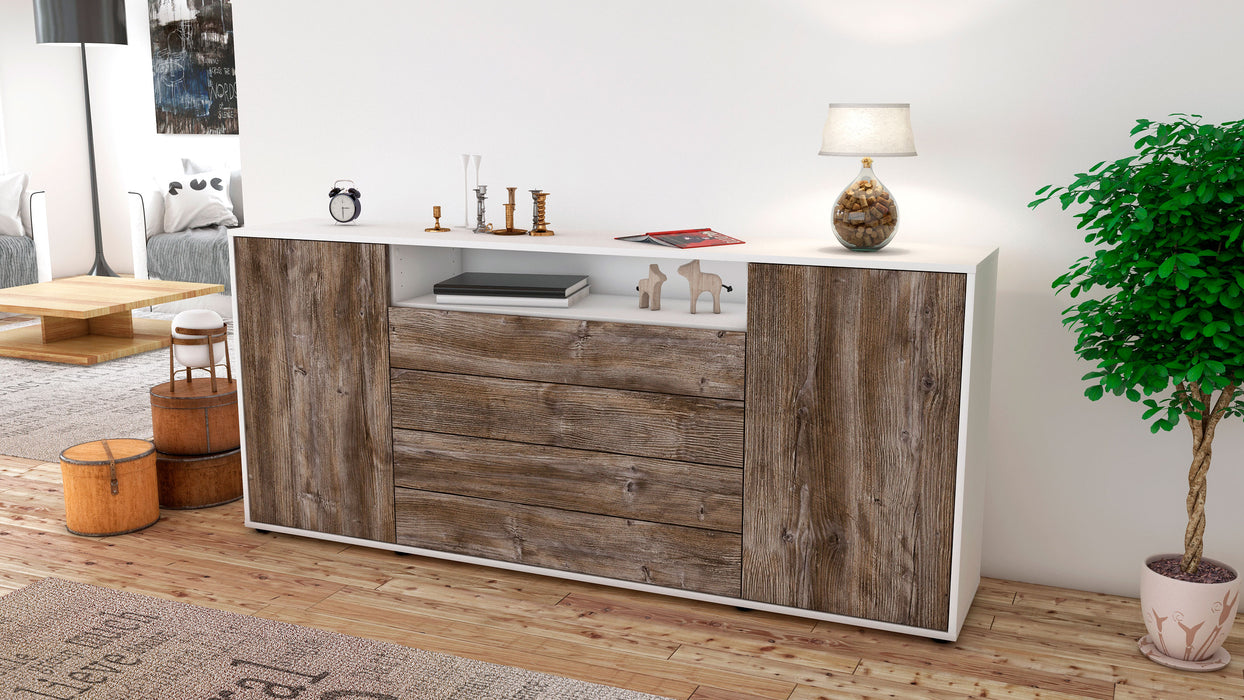 Sideboard Enzo, Treibholz (180x79x35cm)