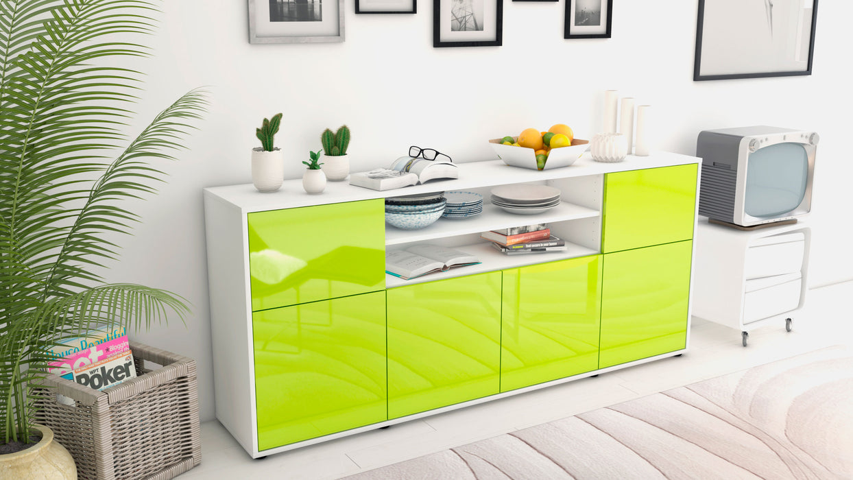 Sideboard Ermelina, Grün (180x79x35cm)