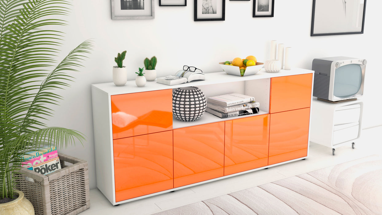 Sideboard Ermentrude, Orange (180x79x35cm)