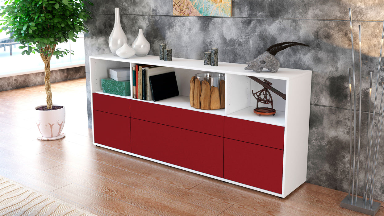 Sideboard Estella, Bordeaux (180x79x35cm)