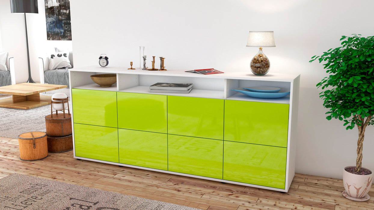 Sideboard Evita, Grün (180x79x35cm)