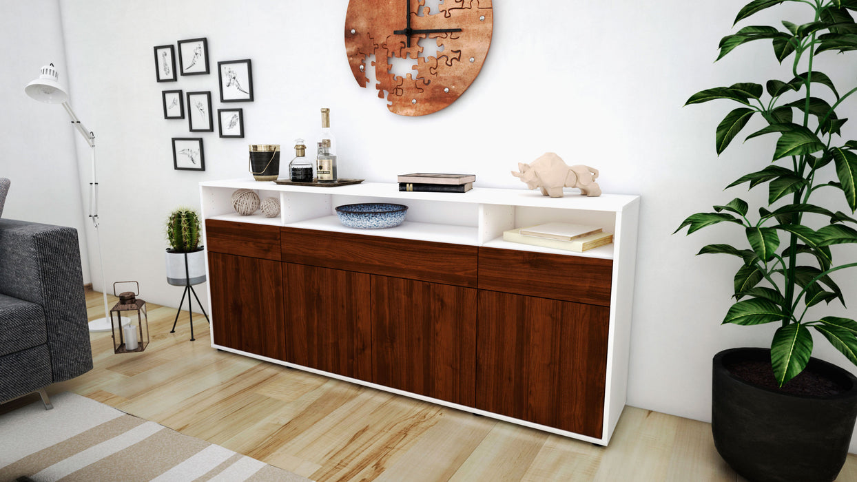 Sideboard Ezia, Walnuss (180x79x35cm)