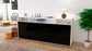 Sideboard Ezia, Schwarz (180x79x35cm)