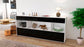 Sideboard Fabiana, Schwarz (180x79x35cm)