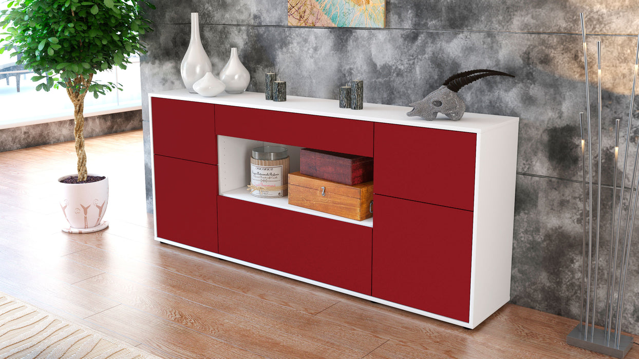 Sideboard Fabiola, Bordeaux (180x79x35cm)