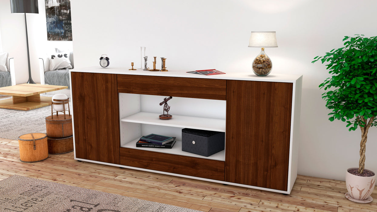 Sideboard Feli, Walnuss (180x79x35cm)