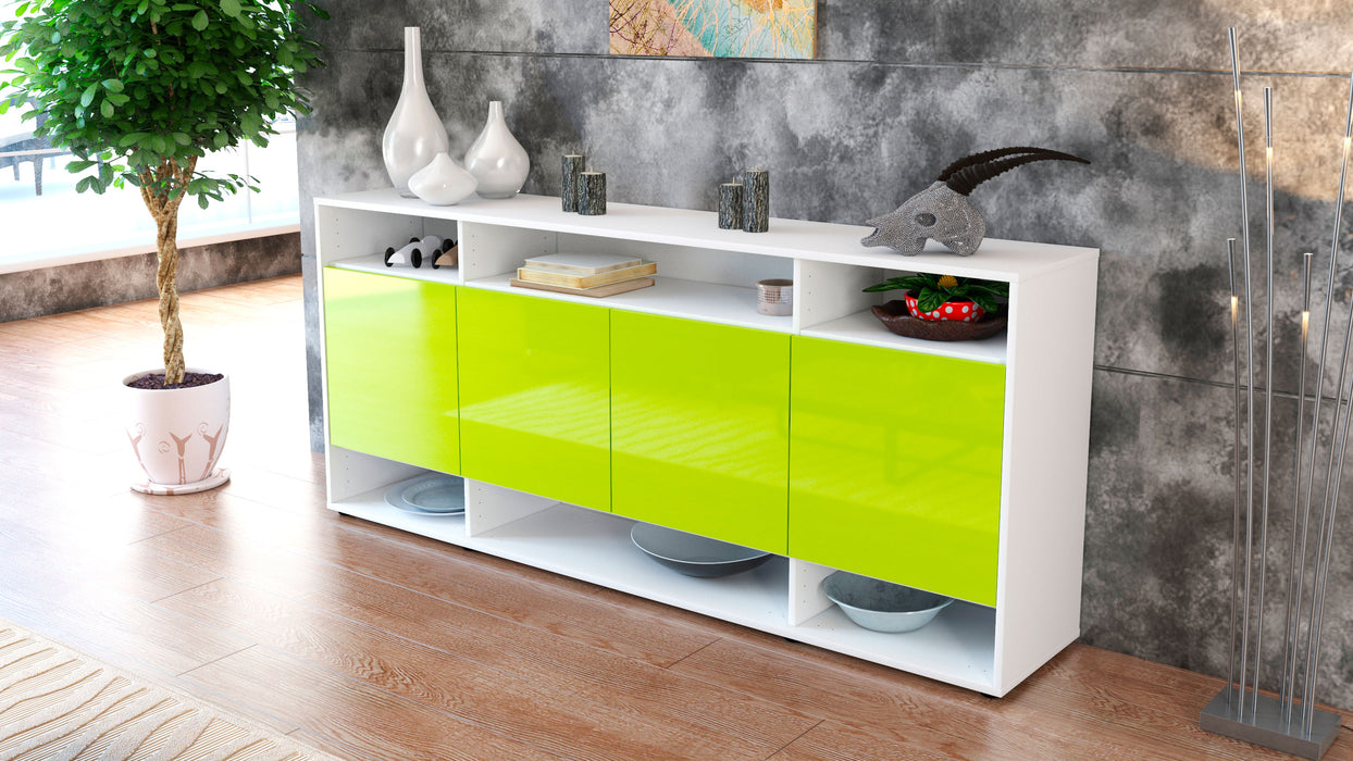 Sideboard Felia, Grün (180x79x35cm)