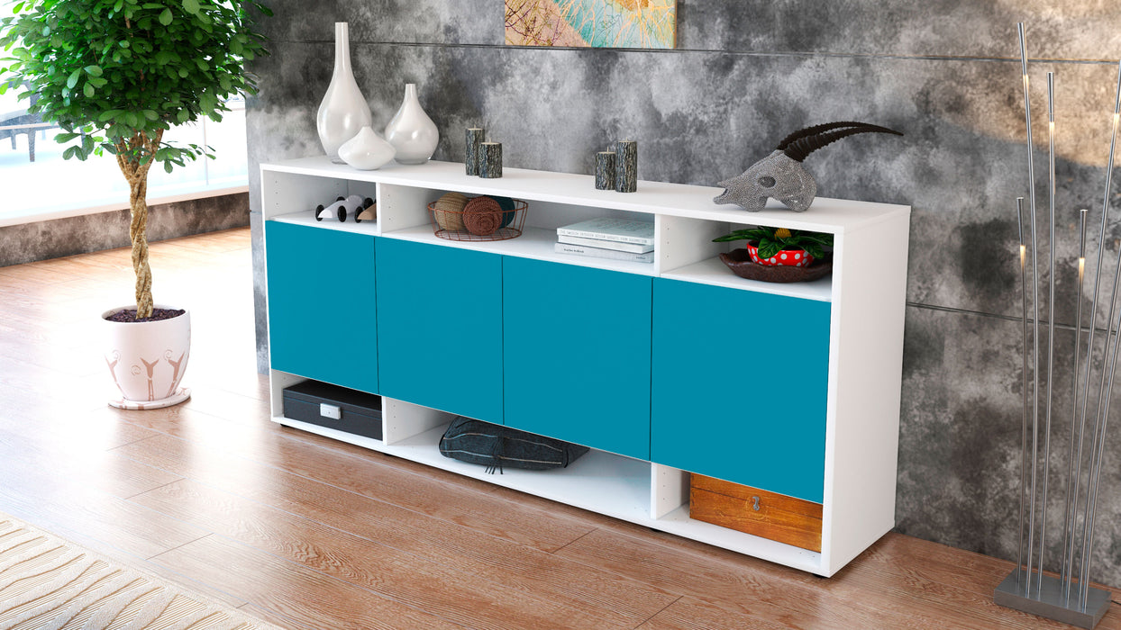 Sideboard Felia, Türkis (180x79x35cm)