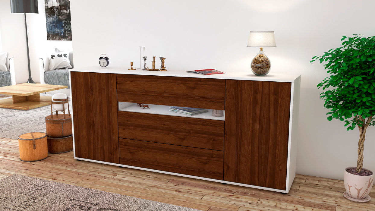 Sideboard Fernanda, Walnuss (180x79x35cm)