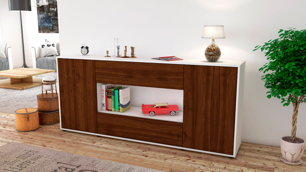 Sideboard Filomena, Walnuss (180x79x35cm)