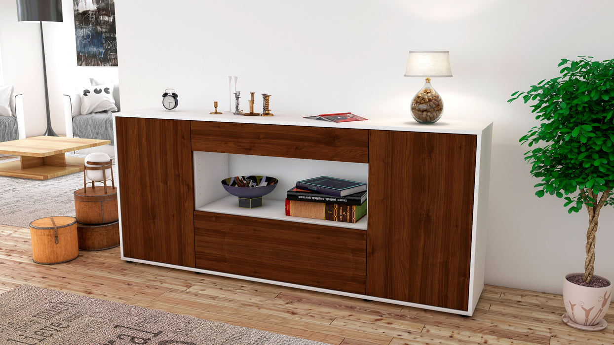 Sideboard Fiora, Walnuss (180x79x35cm)