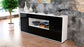 Sideboard Fiora, Schwarz (180x79x35cm)