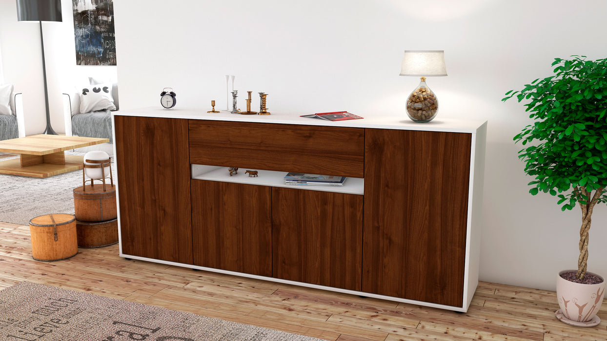 Sideboard Flavia, Walnuss (180x79x35cm)