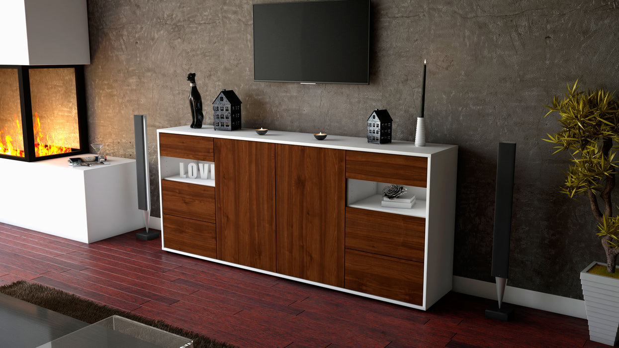 Sideboard Francesca, Walnuss (180x79x35cm)