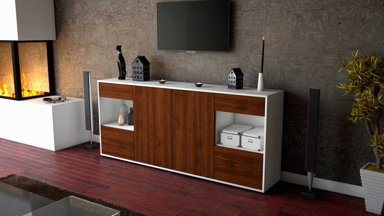 Sideboard Gabriella, Walnuss (180x79x35cm)