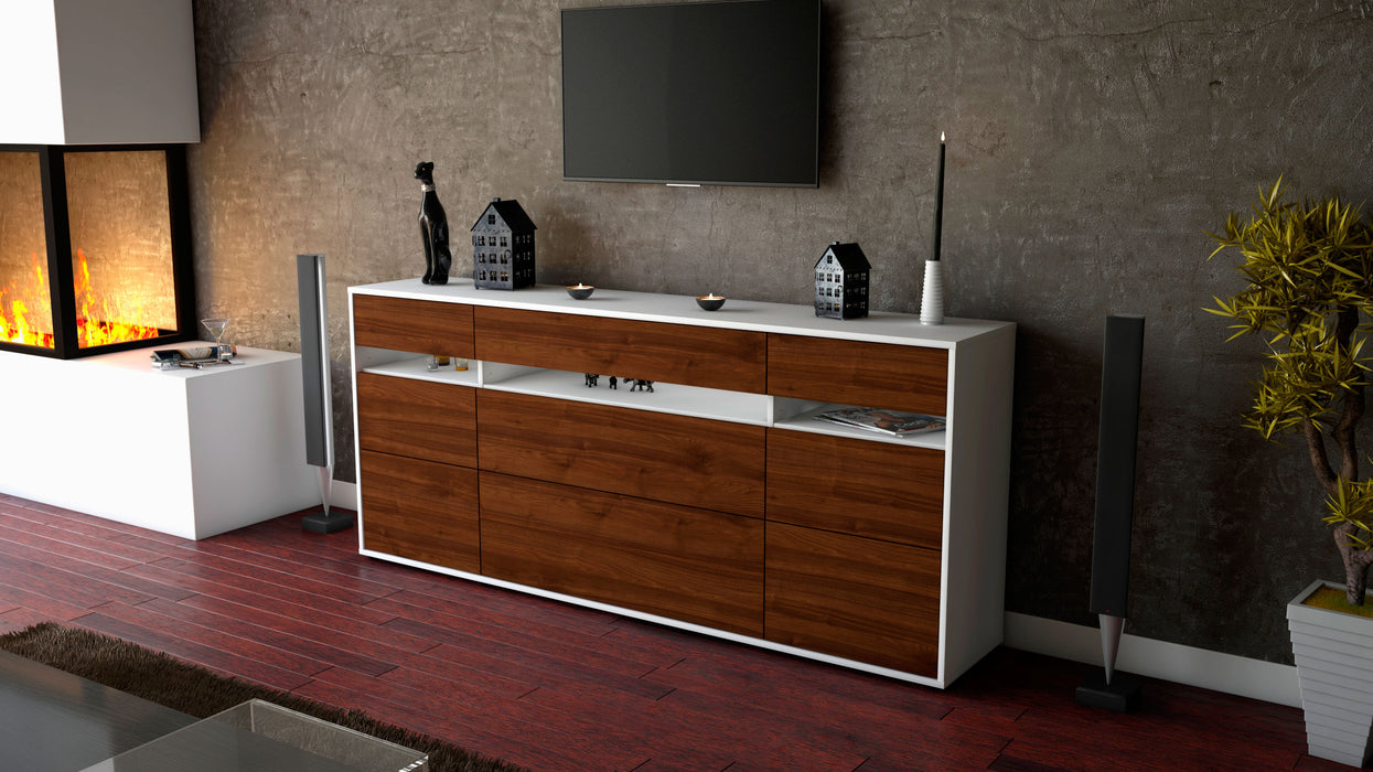 Sideboard Giada, Walnuss (180x79x35cm)