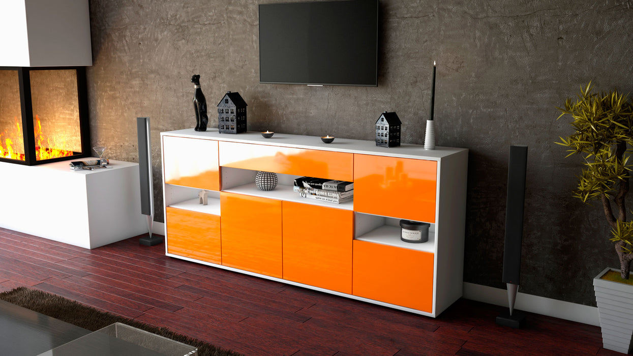 Sideboard Ginevra, Orange (180x79x35cm)