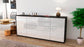 Sideboard Eleni, Weiß (180x79x35cm)