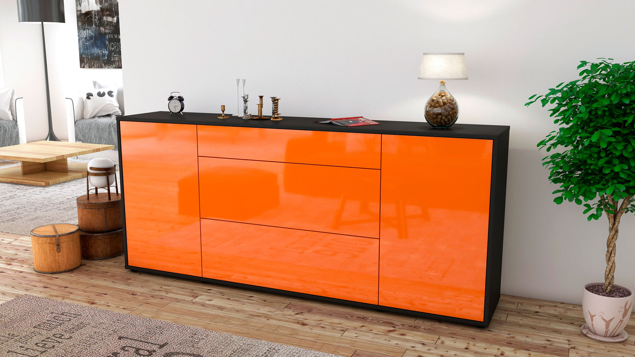 Sideboard Eleonora, Orange (180x79x35cm)