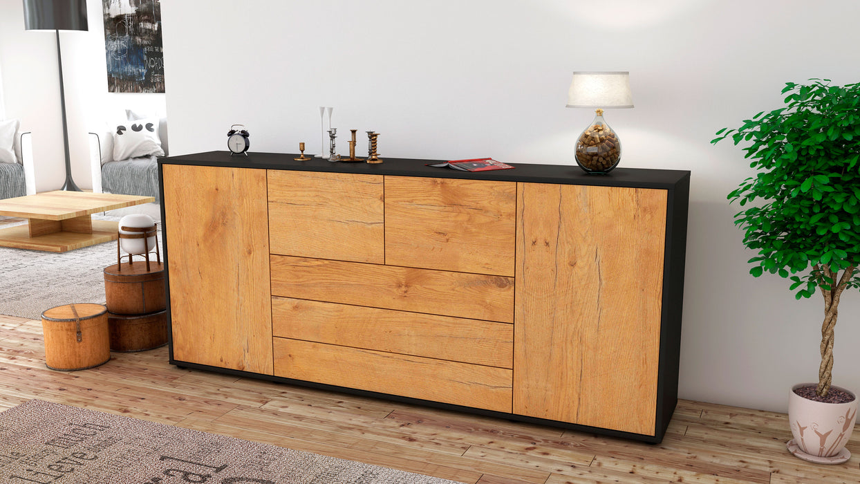 Sideboard Eliana, Eiche (180x79x35cm)