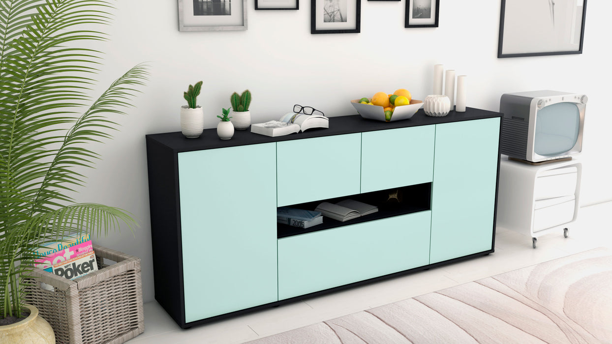 Sideboard Elisabetta, Mint (180x79x35cm)