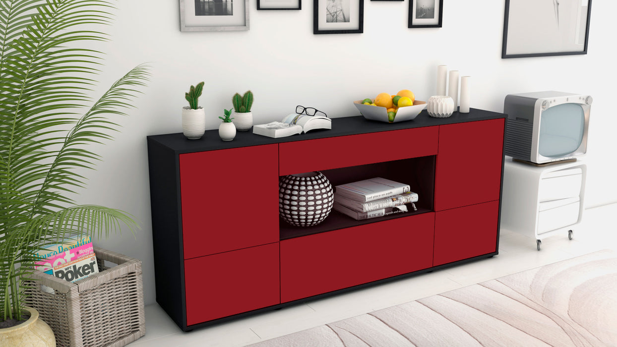 Sideboard Elodie, Bordeaux (180x79x35cm)