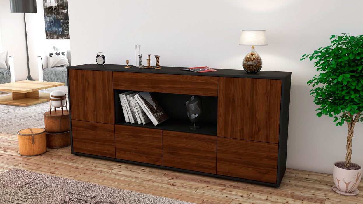 Sideboard Elsa, Walnuss (180x79x35cm)