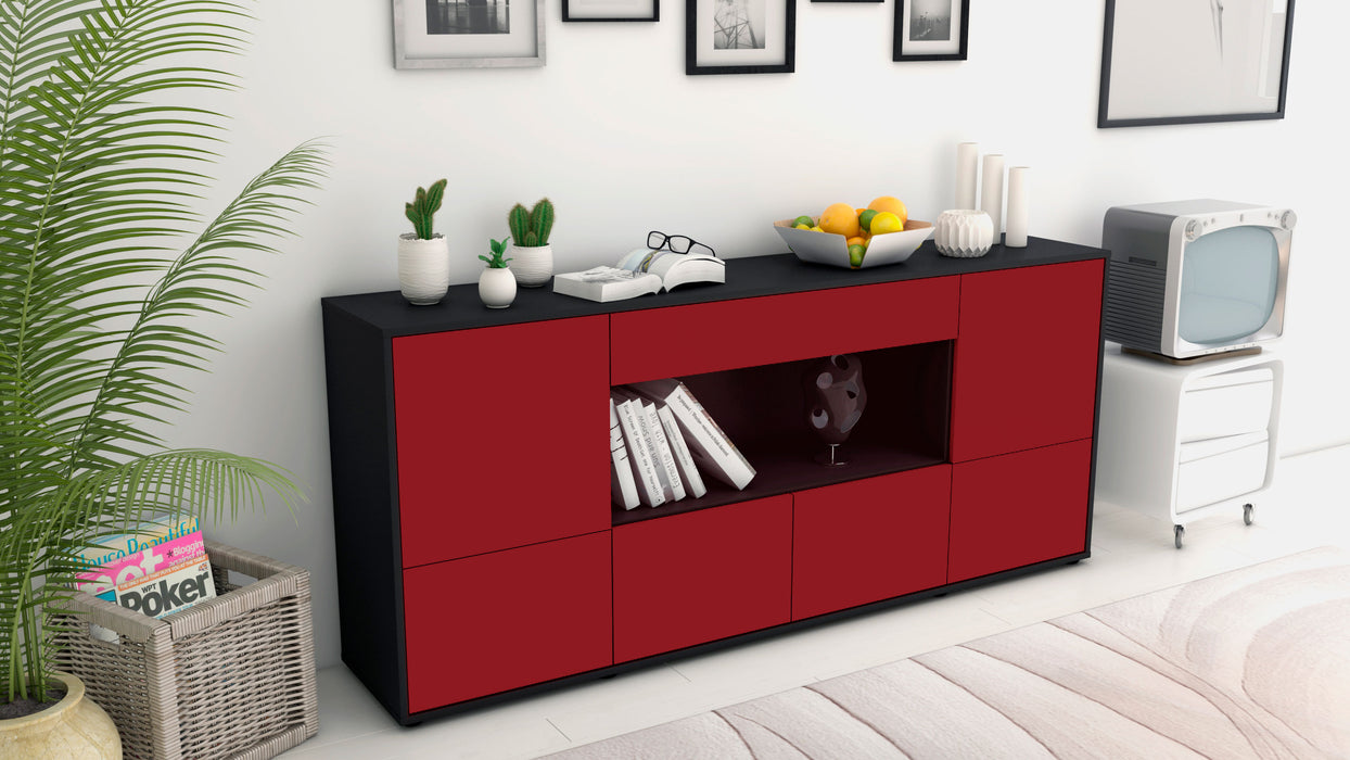 Sideboard Elsa, Bordeaux (180x79x35cm)