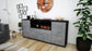 Sideboard Eluana, Beton (180x79x35cm)