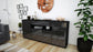 Sideboard Elvira, Grau (180x79x35cm)