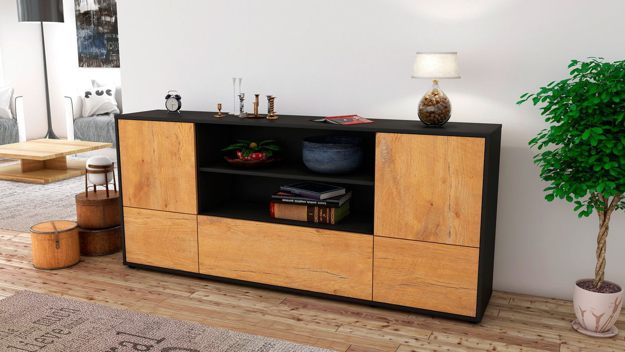 Sideboard Emanuela, Eiche (180x79x35cm)