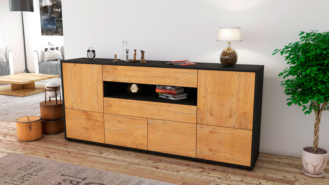 Sideboard Emely, Eiche (180x79x35cm)