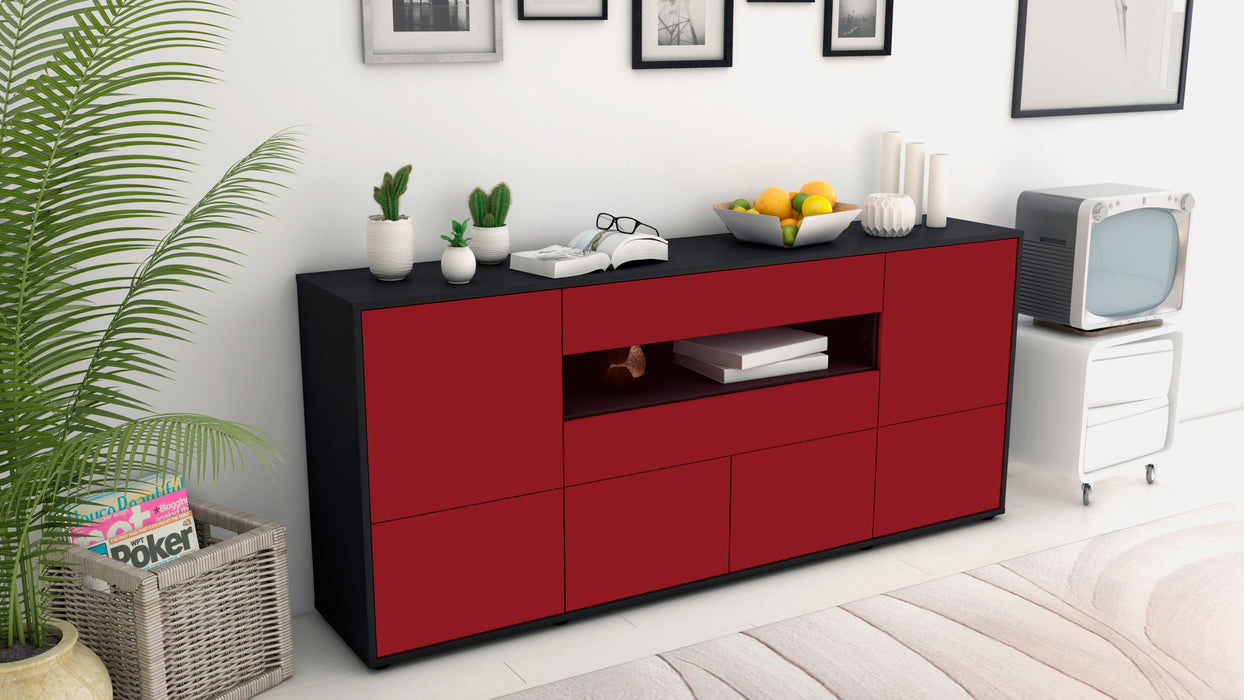 Sideboard Emely, Bordeaux (180x79x35cm)