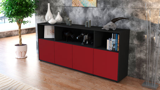 Sideboard Enrica, Bordeaux (180x79x35cm)