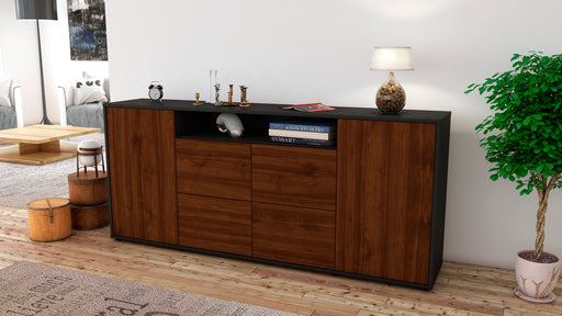 Sideboard Ephenia, Walnuss (180x79x35cm)