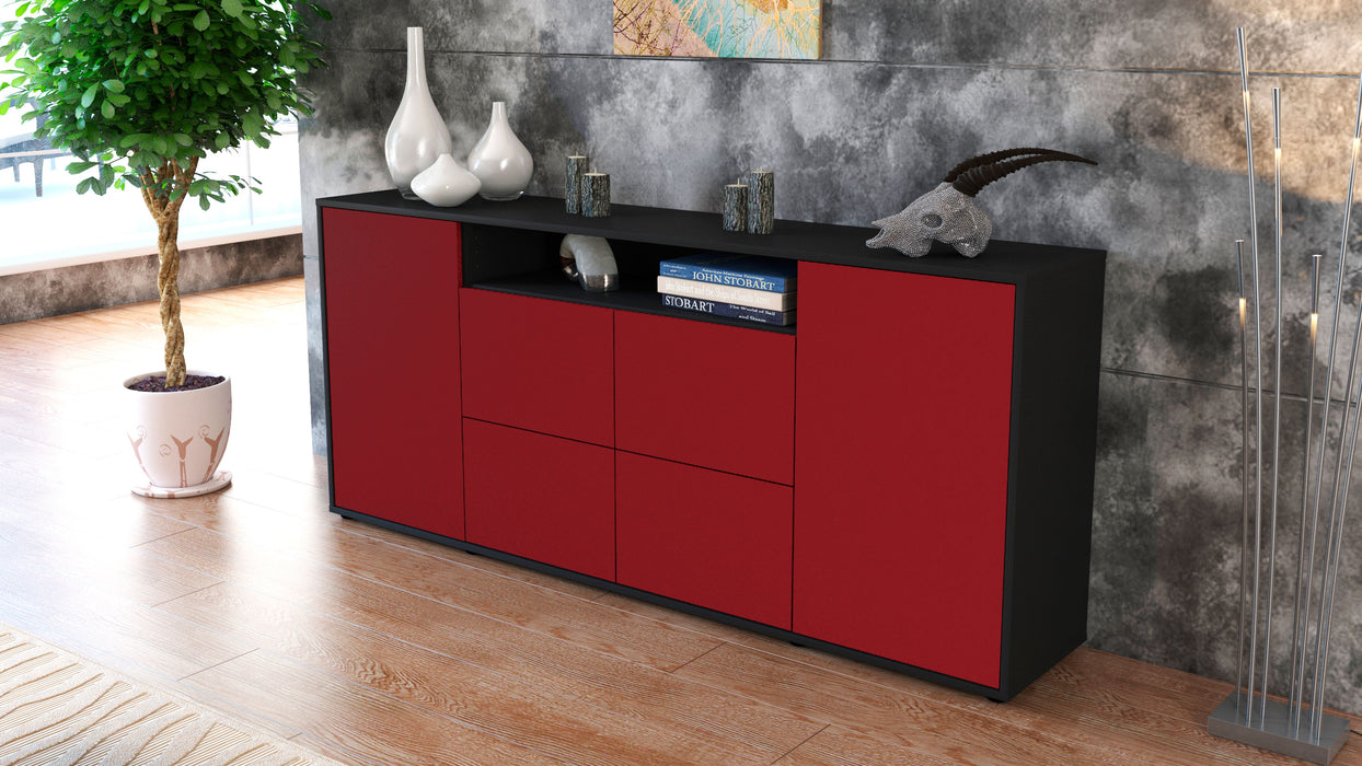 Sideboard Ephenia, Bordeaux (180x79x35cm)