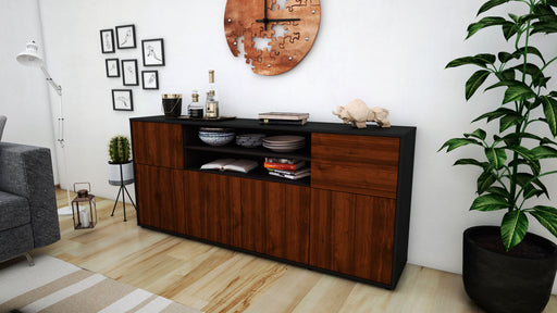 Sideboard Ermelina, Walnuss (180x79x35cm)